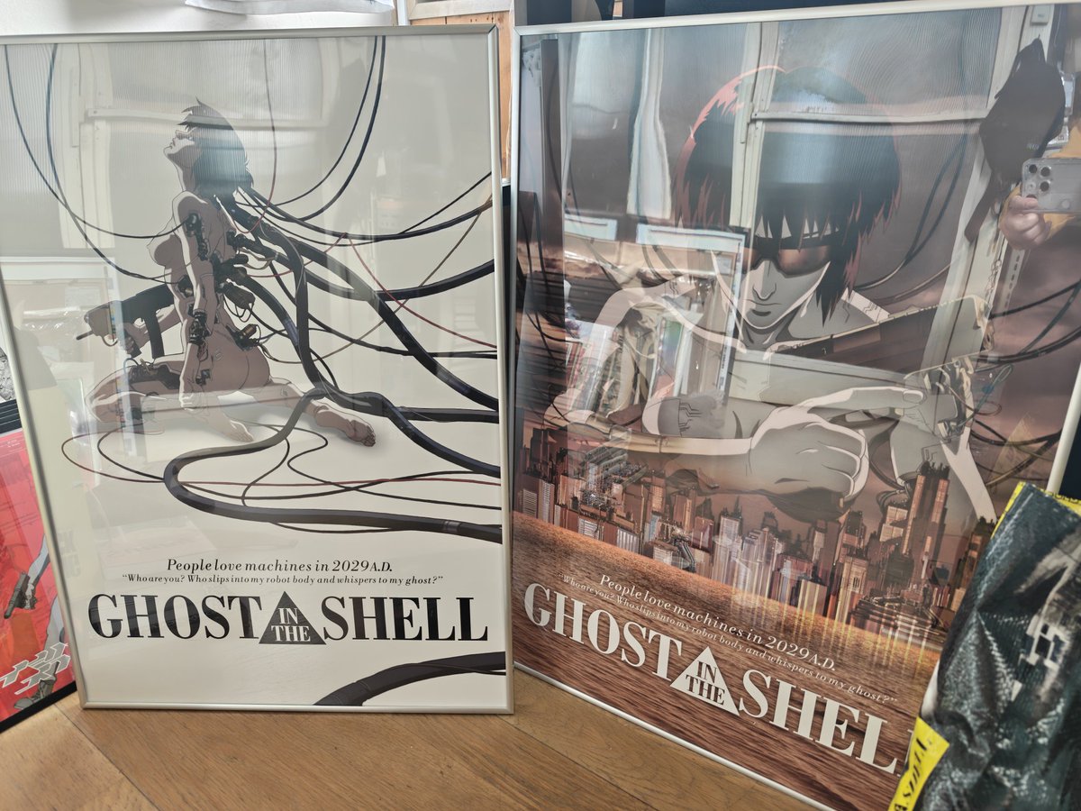 攻殻機動隊展の戦利品 ポスター2種