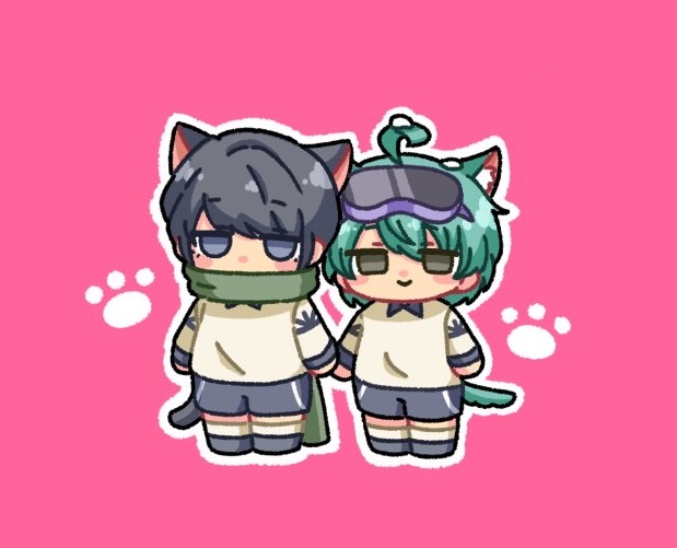 ネコミミ？ぽいのを再掲(⚠️女装あり)