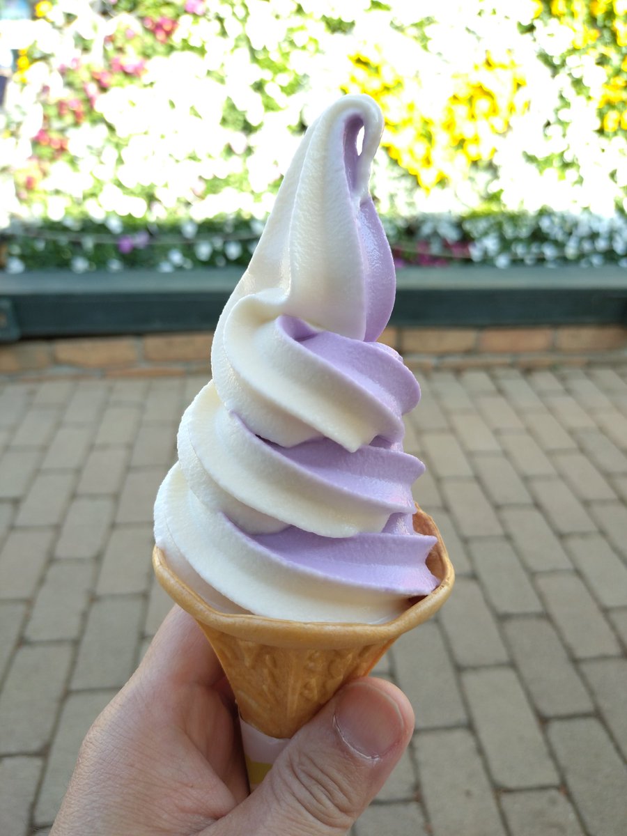 今日は暖かいですな 絶好のソフトクリーム日和🍦😊