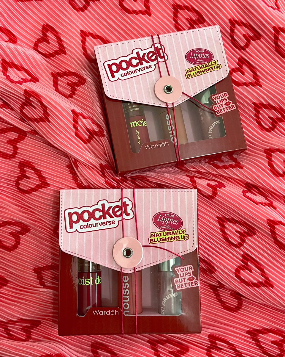 wardahbeauty's tweet photo. hampers lebaran buat diri sendiri nihhh, lip pocket bogel :3 ada buat warm tone dan cool tone 🩷💖
#WardahLipPocket #WardahPepPlumpLipOil #LipPocketColourverse #WardahLipPocket #WardahMiniLips https://t.co/evyeYcQ9E4