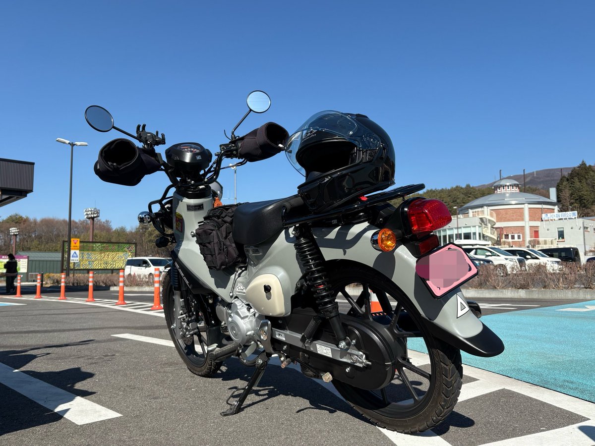 Moto3_BlackSun's tweet image. 通勤で毎日乗っておりますが、やはり休暇で乗るのが一番ですねー。

新調したKAMUI5、インナーバイザー、マイクロラチェットバックルが思いの外、具合良しです！双方の機能、初めは不安でしたが、使ってみると便利ですね。

#KAMUI5 #クロスカブ