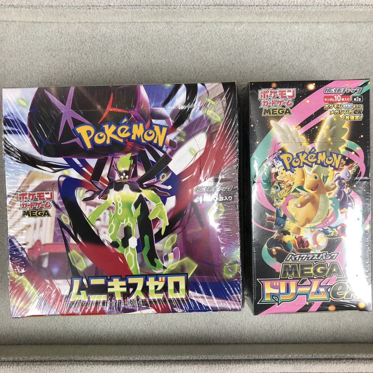 ポケモンカード 「ムニキスゼロ」「MEGAドリームex」販売中！ お1人様