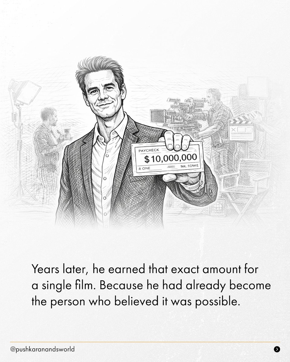 pushkarsworld's tweet photo. Jim Carrey manifested $10 million…
but the real secret wasn’t the cheque.

It was the identity he stepped into long before success arrived.

#Manifest #ConsciousLiving #LawOfAttraction #SelfMastery #SuccessMindset #AbundanceCode https://t.co/O1MoSDQDYQ