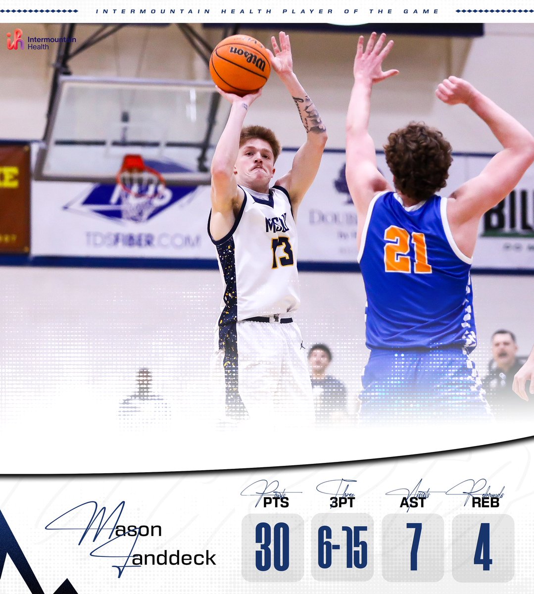 MSUB Men's Basketball tweet media