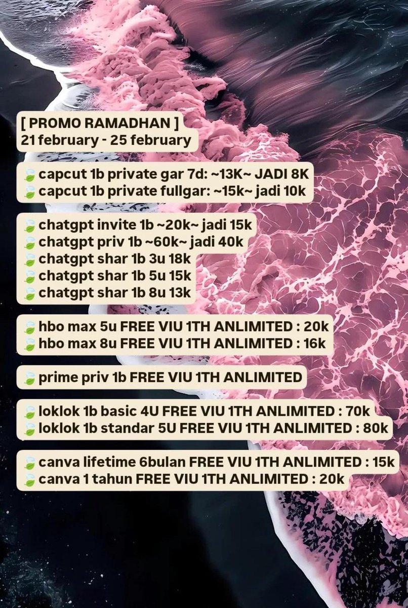 🍃🍭CODEBOREY - TRUSTED PREMIUM APPS LANGSUNG WA tweet media