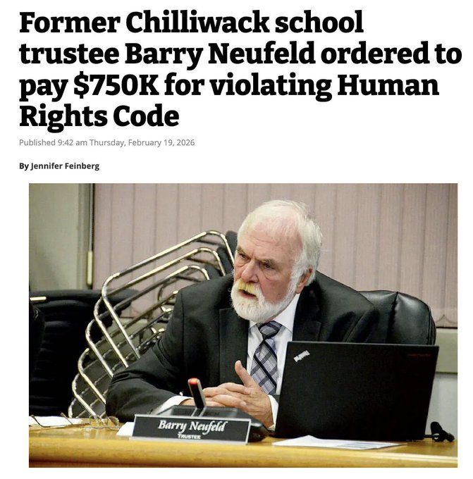 Remember in 2016 when leftists mocked Jordan Peterson for warning that transgender activists were using human rights legislation a tool for controlling what people are allowed say? 

Because now in Canada if you disagree with gender ideology in public they'll fine you $750,000.