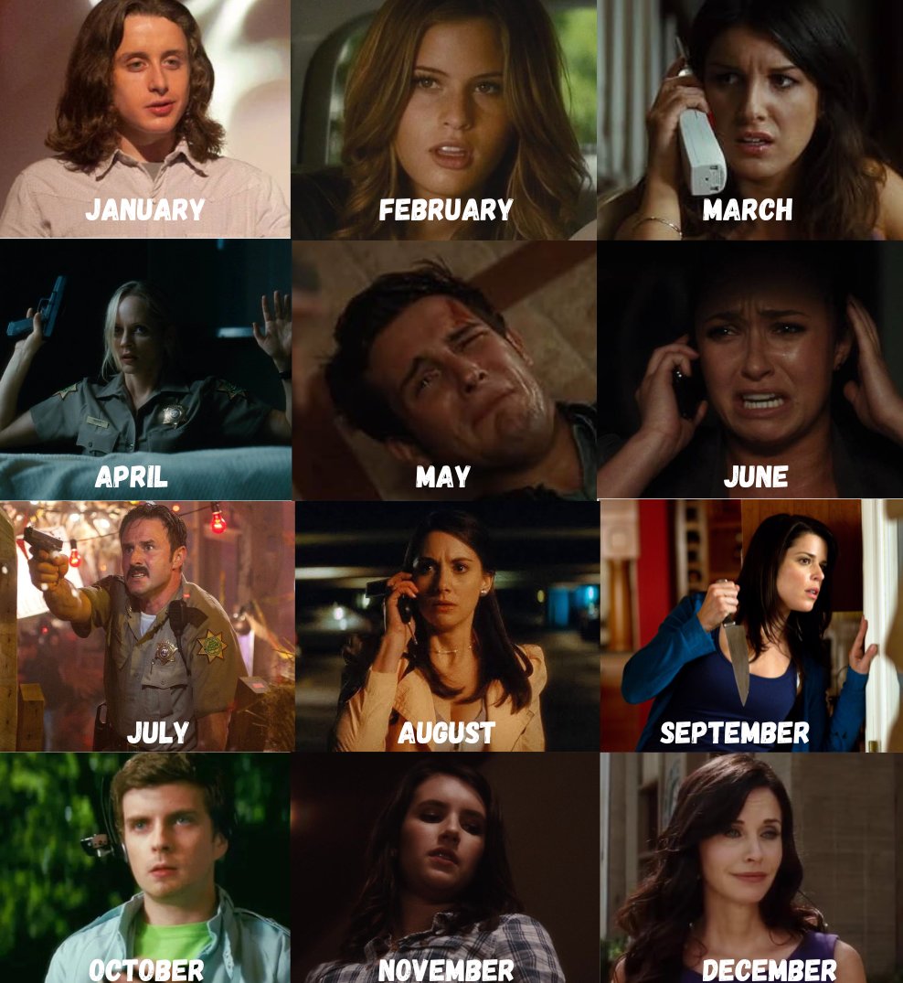 CinemaOfScreams's tweet image. stabbed or survived? 🔪 Good luck! #Scream4