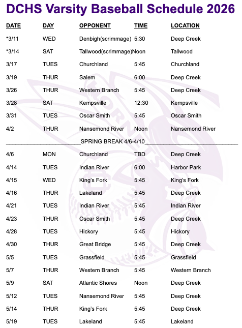 DCHS Baseball tweet media