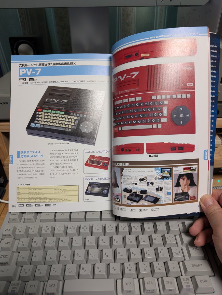 この表紙のやつ、私が中学生のときに初めて父に買うてもらったMSXです