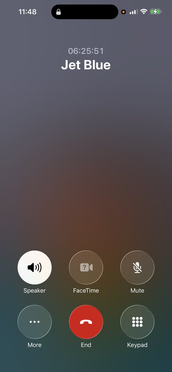 spa_soleil's tweet photo. @claimJetblueC My waiting time for rescheduled a flight they cancelled. I understand the situation with the weather but just answer the phone @JetBlue https://t.co/xNHZ9zsDf3