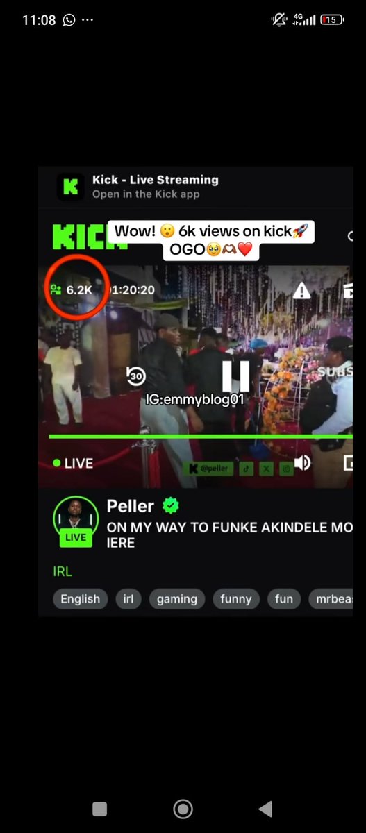 yusufu_rose's tweet photo. @mark_kotun Dey play keep bringing agenda to suit your fav  this is another stream of 1:20min of peller don't worry evidence full here https://t.co/wssxchPb8W