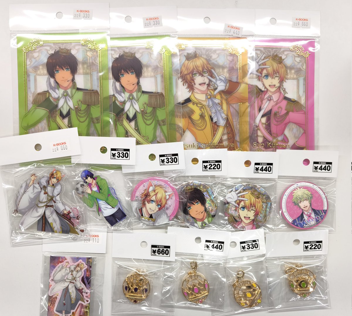 入荷情報】うたプリ ◇ブロメイト クリアカード ◇WONDERLAND 缶バッジ