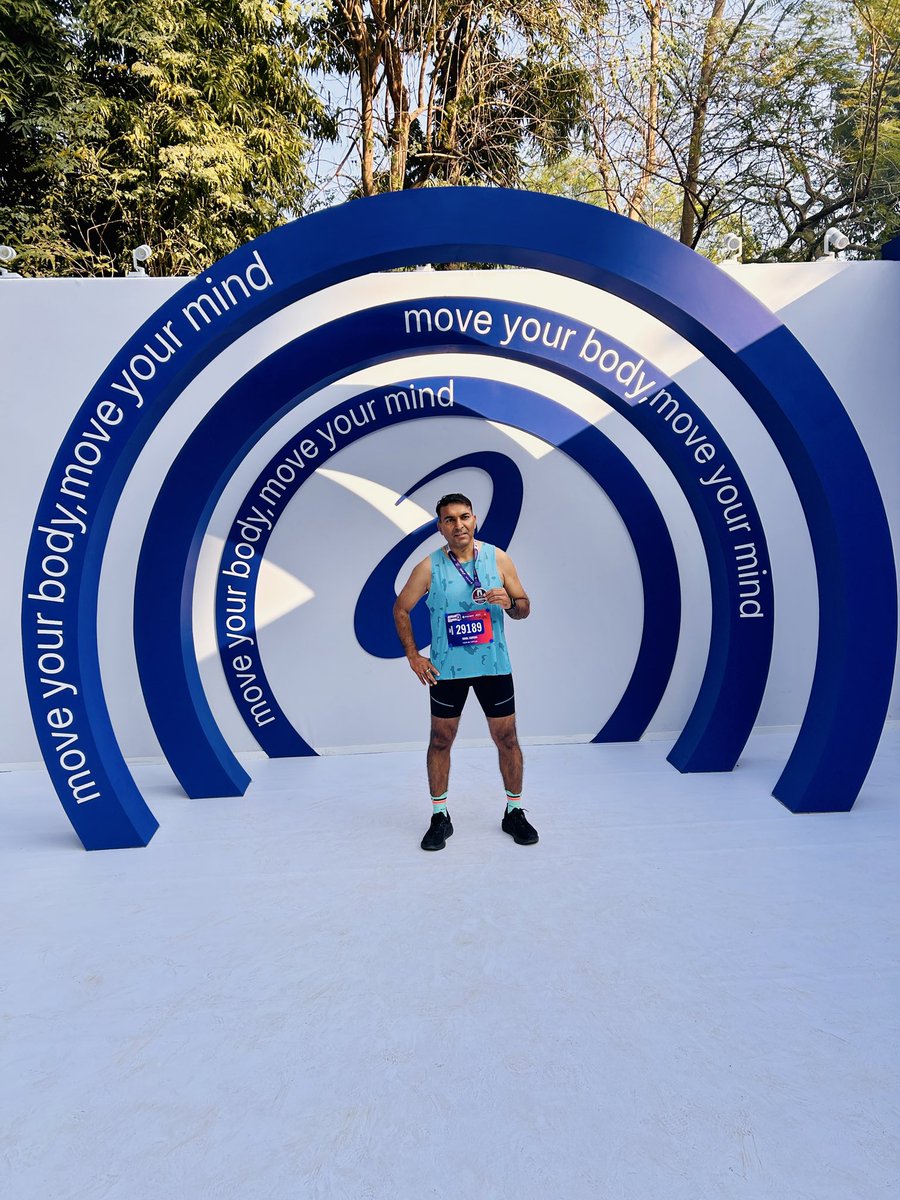 SunilRangra's tweet photo. New Delhi Marathon 2026 #NDM2026 #Marathon #RunningMotivation https://t.co/EHNgN5wfRO