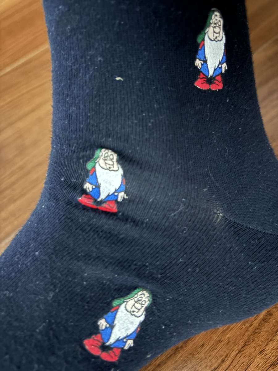 mgordgda's tweet image. Forgive the bad quality picture, but I realize I have gnome socks!!!!

We love gnomes! 

#Gnomes @DigItGoldGame 

Need a gnome emoji @Apple @Android this is urgent.