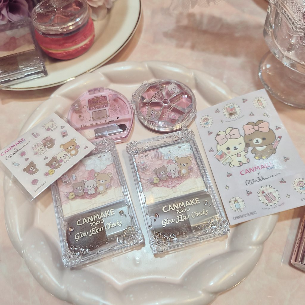 MimiBeautyMeetsに参加中 CANMAKE × リラックマ🐻🎀 ステッカーや目印