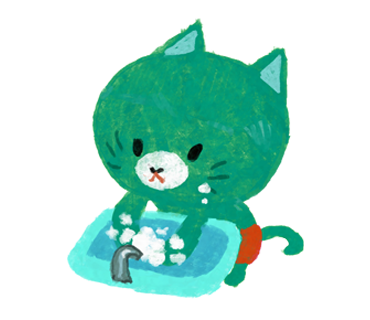 「去年描いたネコ ラインスタンプにしました」|Yumi Yaoshidaのイラスト