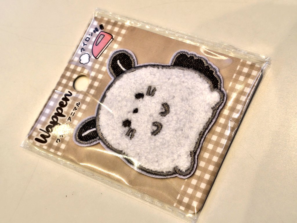 セリアでチンチラワッペン見つけた