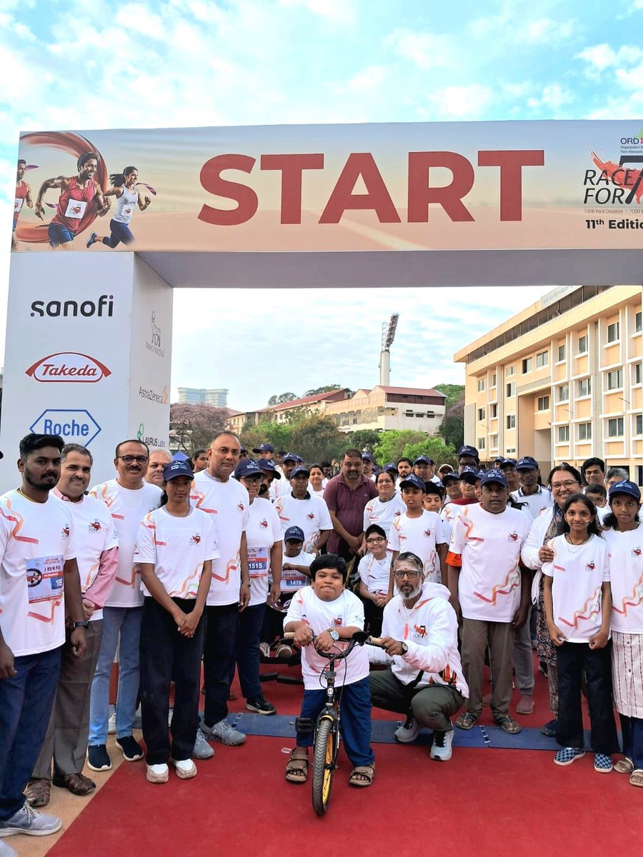 dineshgrao's tweet photo. Deeply honored to flag off the ORDI Rare Disease Awareness Run in Bengaluru, a powerful testament to the extraordinary courage, resilience and indomitable spirit of individuals and families living with rare diseases, and a reaffirmation of our commitment to stand beside them with stronger care, early diagnosis, research and hope for a better tomorrow.