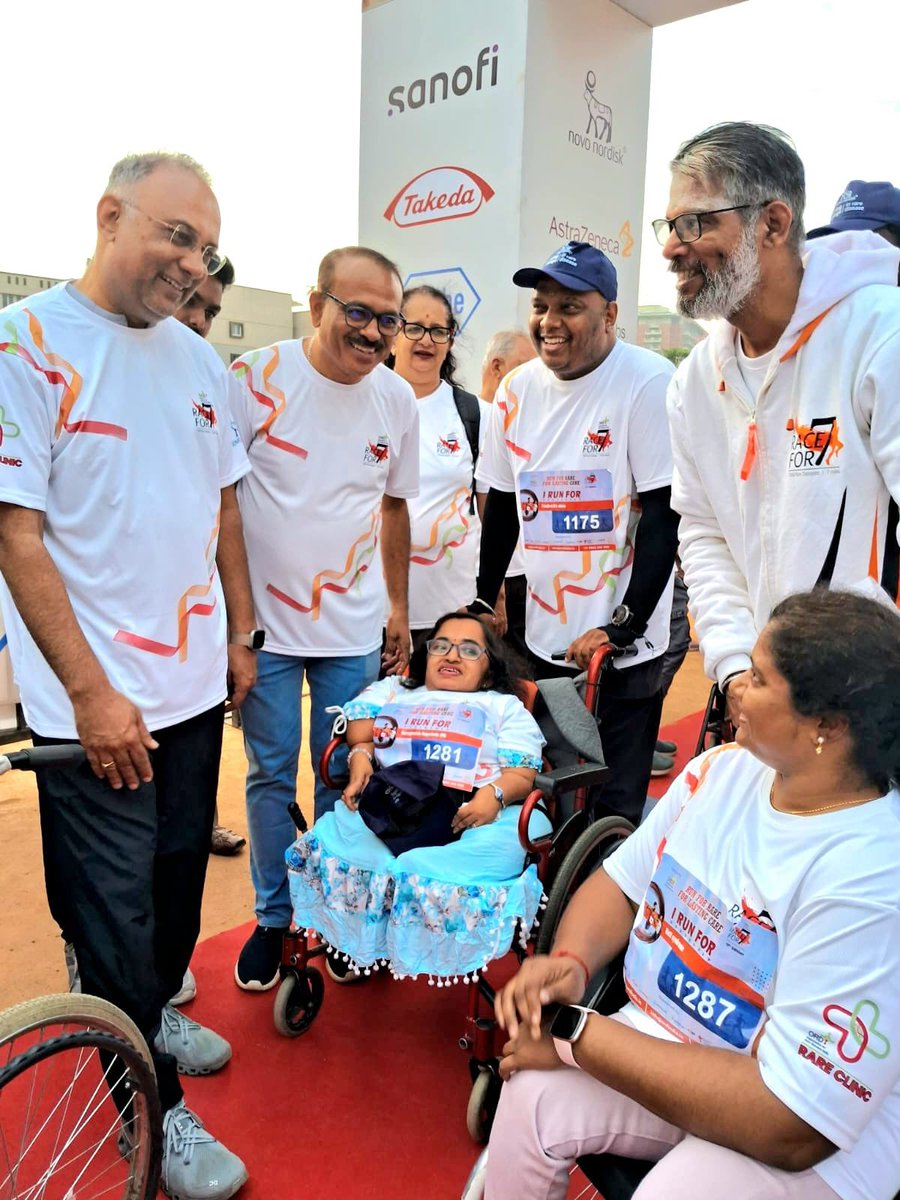 dineshgrao's tweet photo. Deeply honored to flag off the ORDI Rare Disease Awareness Run in Bengaluru, a powerful testament to the extraordinary courage, resilience and indomitable spirit of individuals and families living with rare diseases, and a reaffirmation of our commitment to stand beside them with stronger care, early diagnosis, research and hope for a better tomorrow.