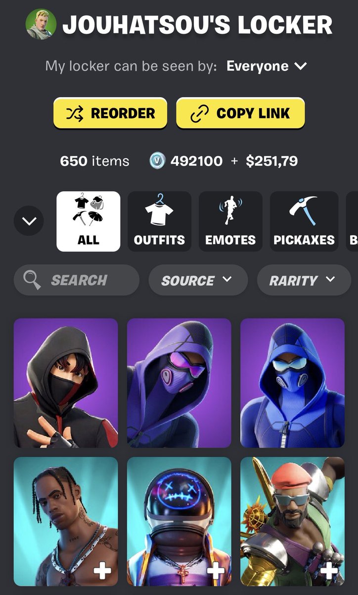 uostahuoj's tweet photo. Après 8 ans de bon et loyaux services, j’ai décider de tourner la page et de m’en séparer… 🥺

Rendez-vous demain pour connaître le prix final de mon casier en v-bucks 💰

(j’ai déjà commencé à mettre les skins)

> https://t.co/NPqwhrQI5k < https://t.co/seBYyGFiML