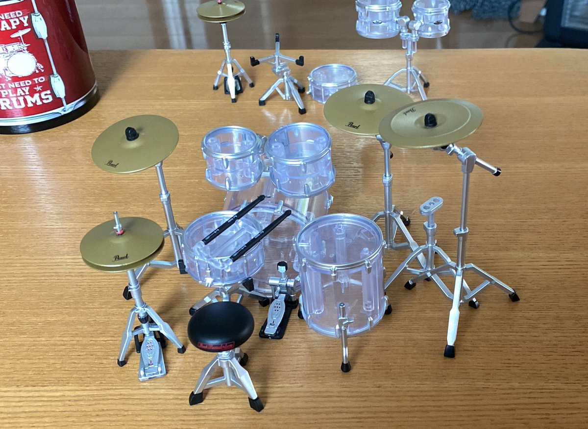 と言うことで、 シンバル追加？😱？🙀？ 本物のシンバル買いました… 14