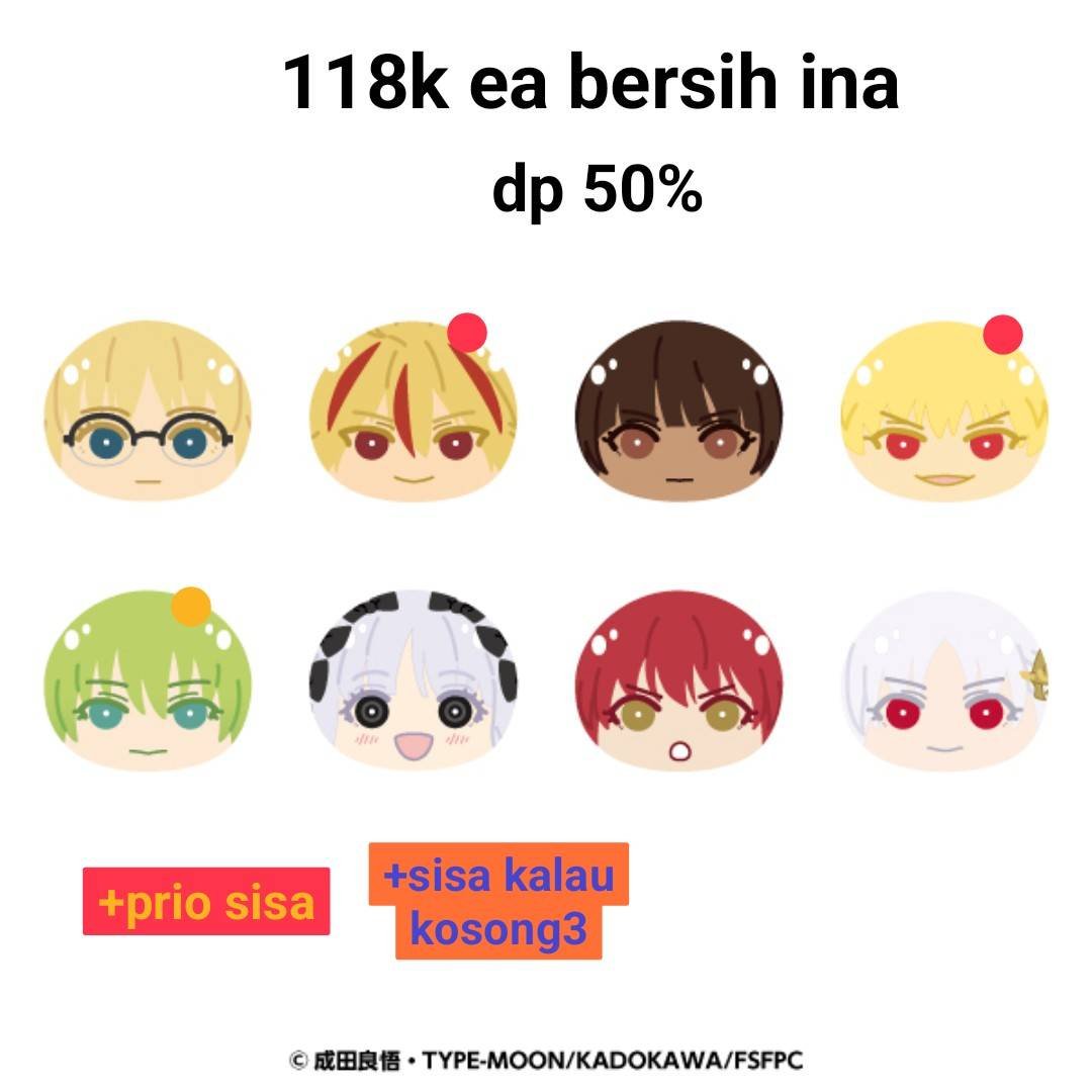 FGOFESS's tweet photo. *fgo halo sender open split omanjuu fsf, yang tertarik bisa langsung dm sender yaa pl dan info lebih lanjut ada di postingan ini 🙌 https://t.co/1kj7zqppjI
