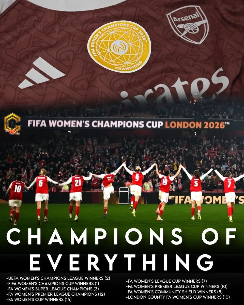 Ngl Arsenal Women F.C is everything I want the male team to be.