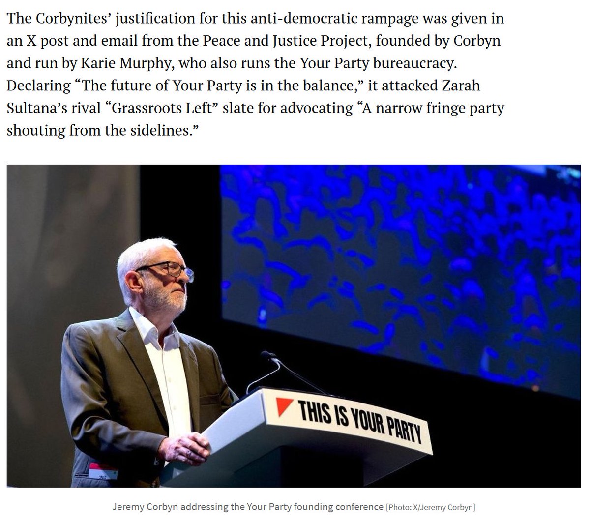 NoWar28052360's tweet image. Jeremy Corbyn: Britain’s anti-socialist witch-hunter

Having been deprived of Labour’s century-old apparatus for expelling socialists and repressing the party membership, #Corbyn and his allies are endeavouring to create a new one. #SocialistSunday

wsws.org/en/articles/20…