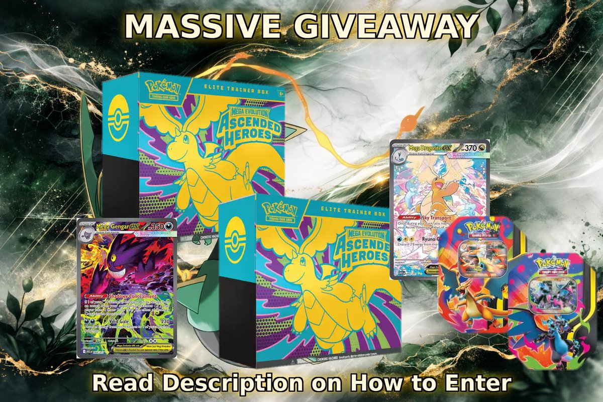 emerald_alerts's tweet photo. 🎉ASCENDED HEROES GIVEAWAY🎉 https://t.co/1Q9gz73xo9