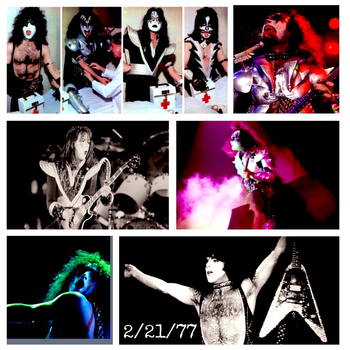 ssikfandk's tweet photo. This day in #KISStory : The boys have their blood drawn and frozen for the upcomng Marvel Comic, pre-show. Then go out & put on a kick ass show! #RockAndRollOver winter tour.
#UniondaleNY
#KISS : 1977 https://t.co/3W9bCz1doI