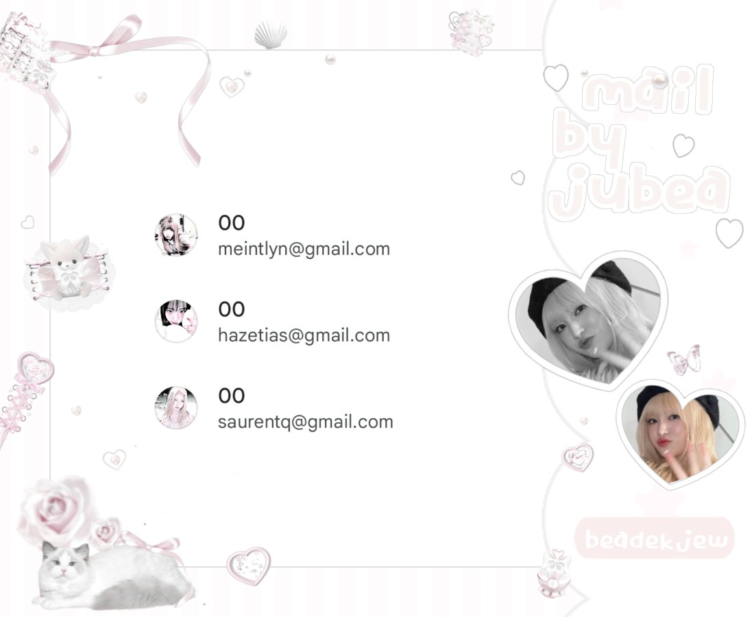 jubea |เมล , มายคราฟ , แอคเฟส(ตอบช้า=ติดเรียน,นอน) tweet media