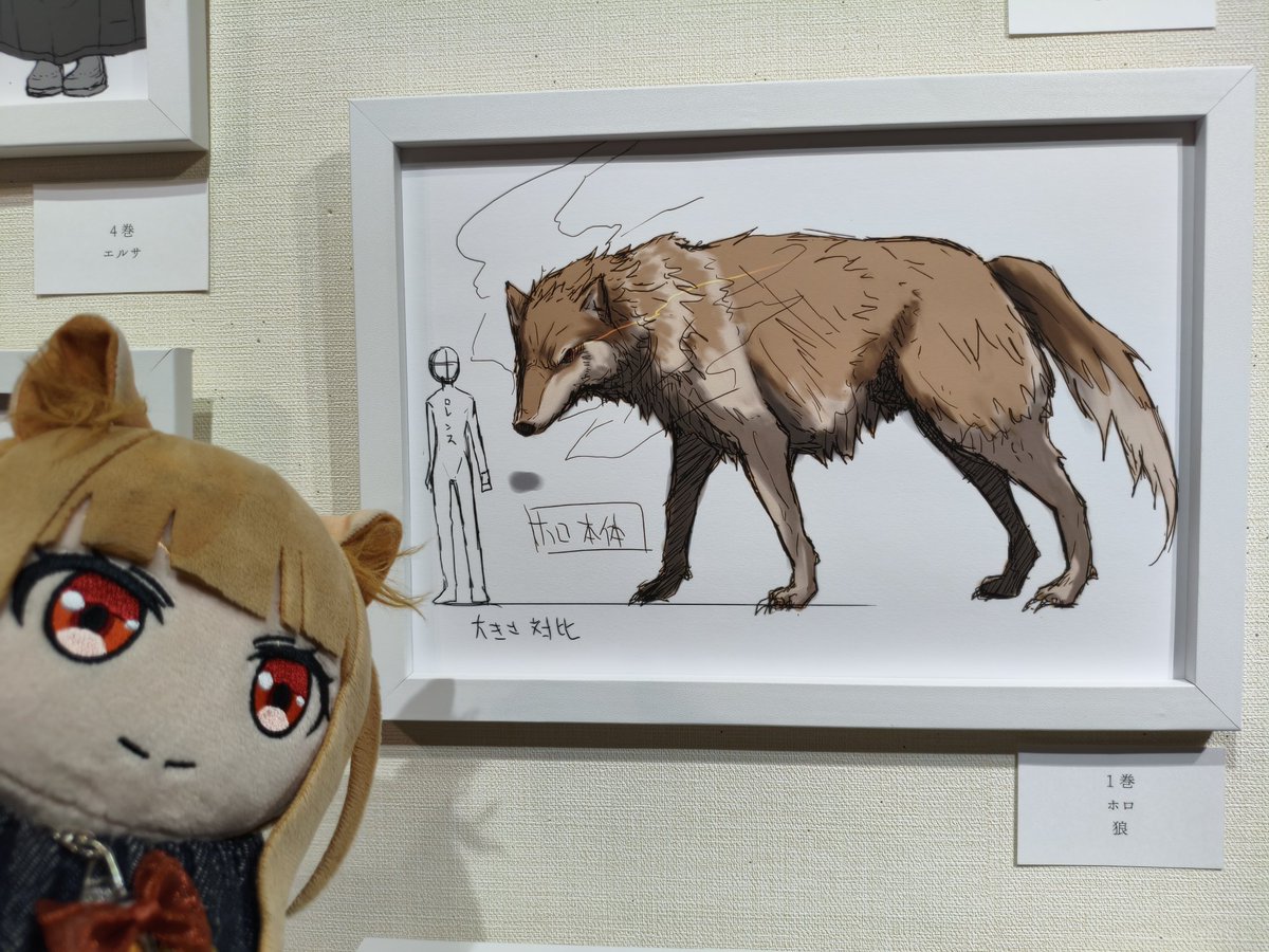 等身大ホロへの道のりは遠い……( ˶°⌓°˶)

 #GoFa
 #狼と香辛料