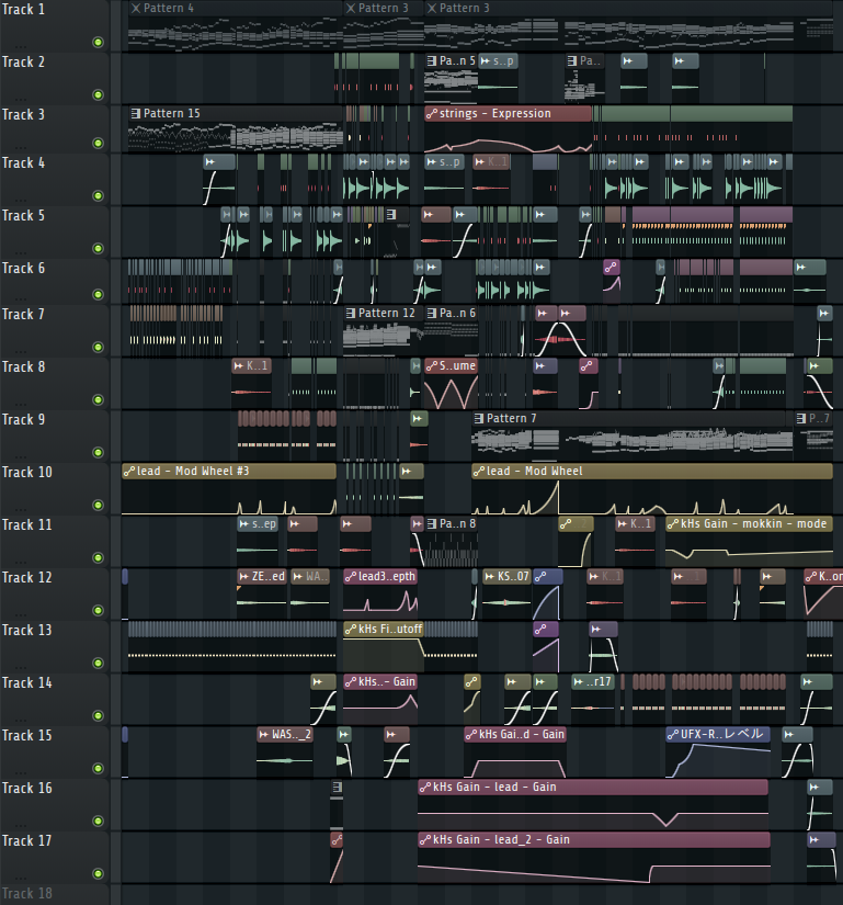 だいぶ前にFLを使っていた時の記憶を思い出す...
もうこのプロジェクトは開きたくないです