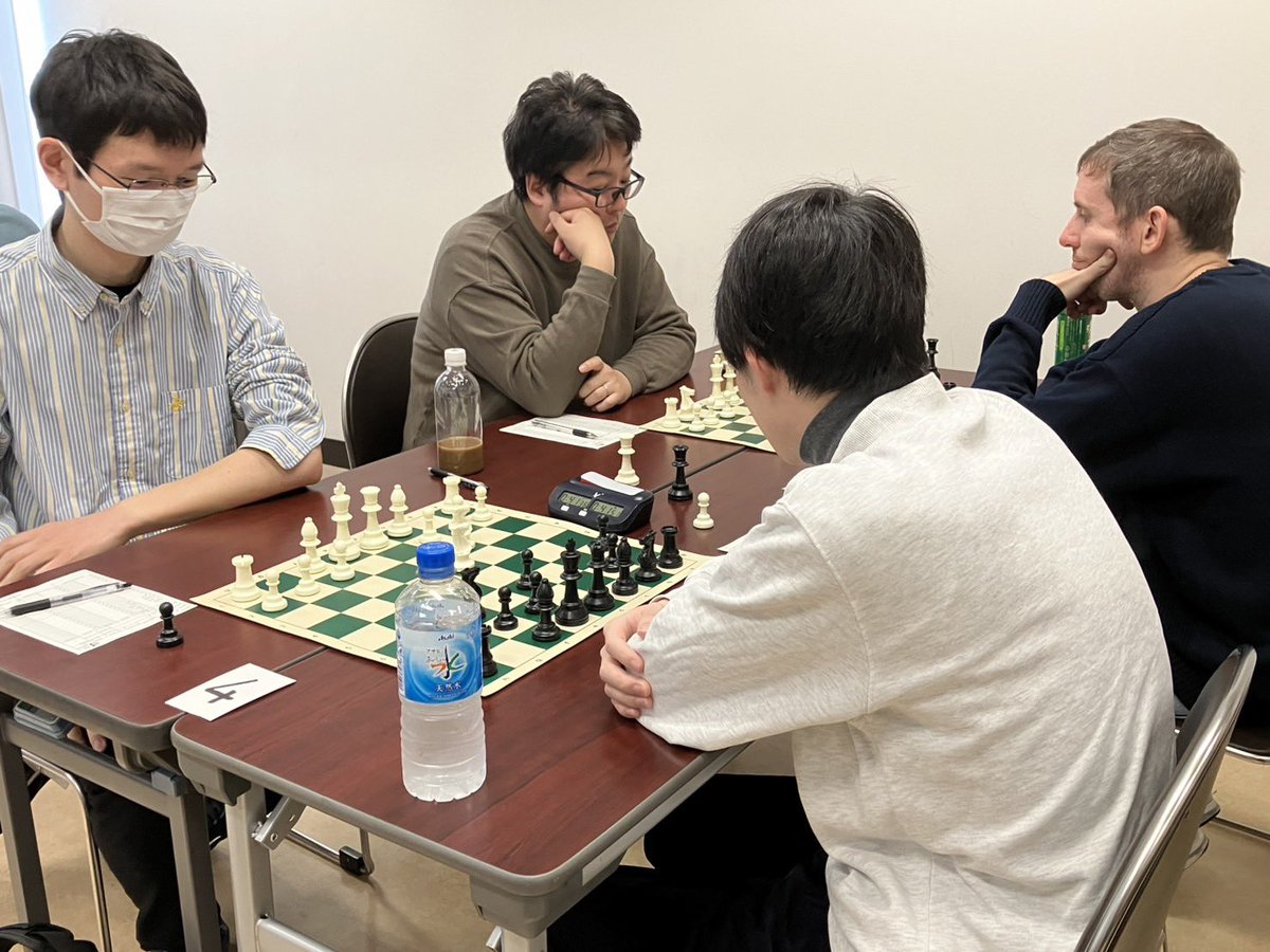 seto_chess's tweet photo. 【#中四国チェス選手権 2026】
第1ラウンドが始まりました！

ペアリングはこちら🔽
https://t.co/WCMhKBdw1N https://t.co/RTeRR33jCL