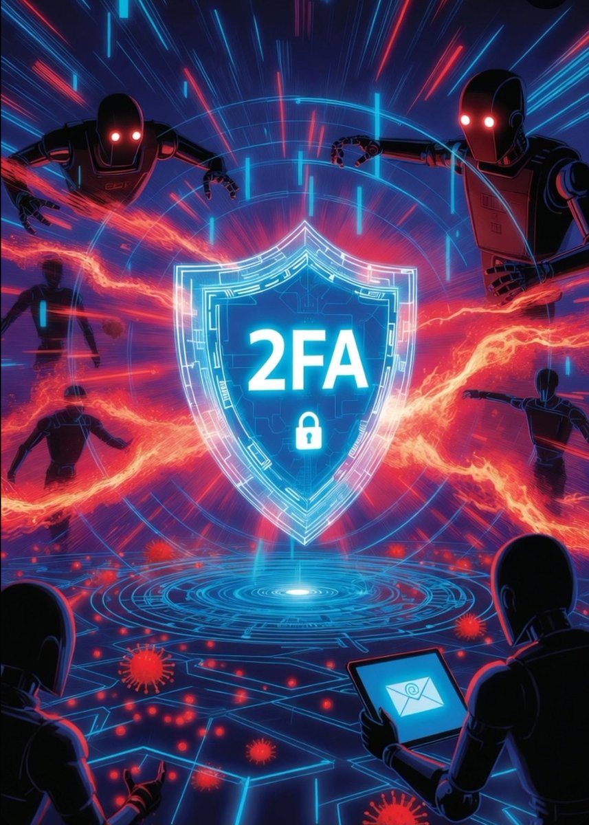 usrsec's tweet image. Thread: Two-Factor Authentication 
#CyberSecurity #2FA #AI #AISecurity

1/5 🧵 In the age of rapid AI evolution, our digital lives are under constant threat. From AI-powered phishing to deepfakes, cybercriminals are smarter than ever. But there's a simple shield: Two-Factor
