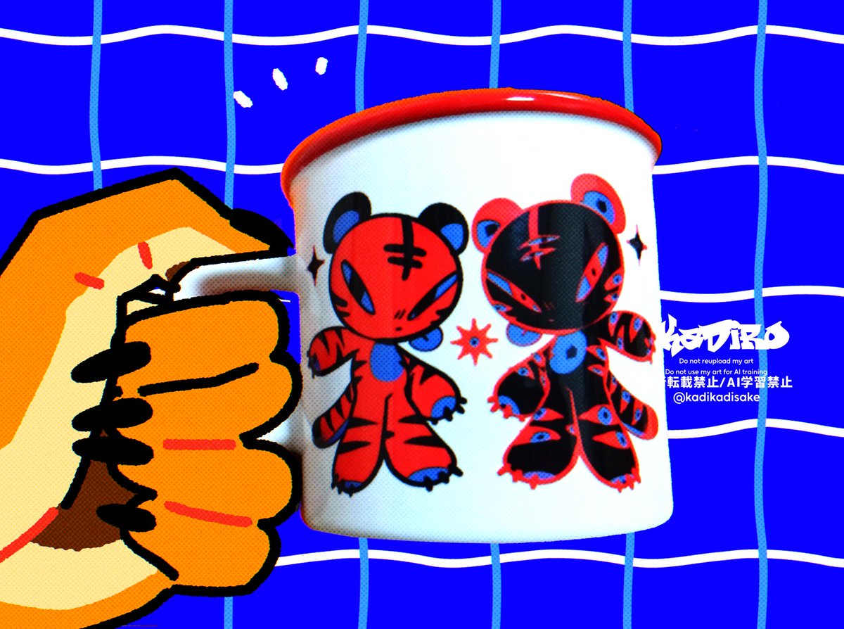マグカップ作ってみた🐯