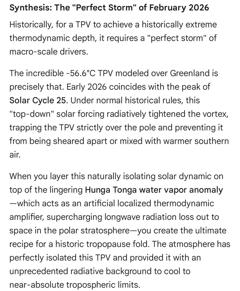 Maximum of Solar Cycle 25 ☀️ also implicated into extremely cold TPV formation