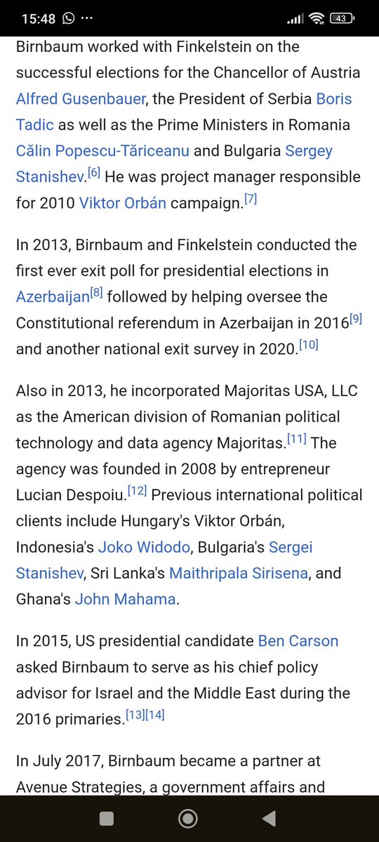 Ternyata konsultan yang dipake pria solo dan wowok buat kampanye pemilu..... itu konsultan sama yang dipake Benjamin Netanyahu di pemenangan kampanye pemilu nya tahun 90 an.

Setelah Netanyahu menang, konsultan ini jadi kepala staf di pemerintahan Netanyahu🇮🇱