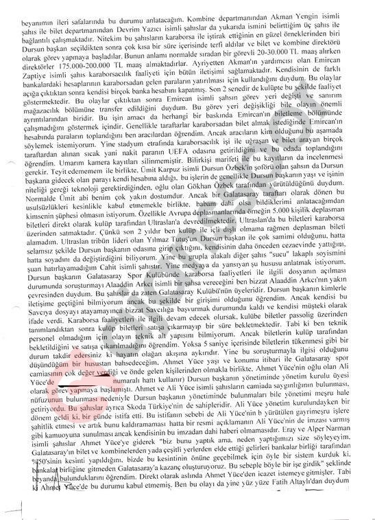 🚨 BÜYÜK SKANDAL |

UEFA ARTIK DEVREYE GİRMELİDİR

Atilla Türker: "Galatasaray'da uzun yıllar çalışan Ebru Gürsoy, Cumhuriyet Savcılığı'na verdiği ifadede  Galatasaray Kulübü'nün karaborsa bilet sattığı iddialarını doğruladı." (Ajansspor)

<a href="/UEFAcom/">UEFA.com</a> <a href="/istanbulCBS/">İstanbul Cumhuriyet Başsavcılığı</a>