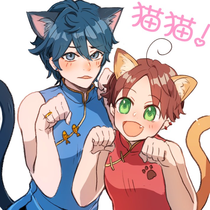 猫の日～🐈‍⬛🎊
この兄弟は高級な猫缶しか受け付けてません