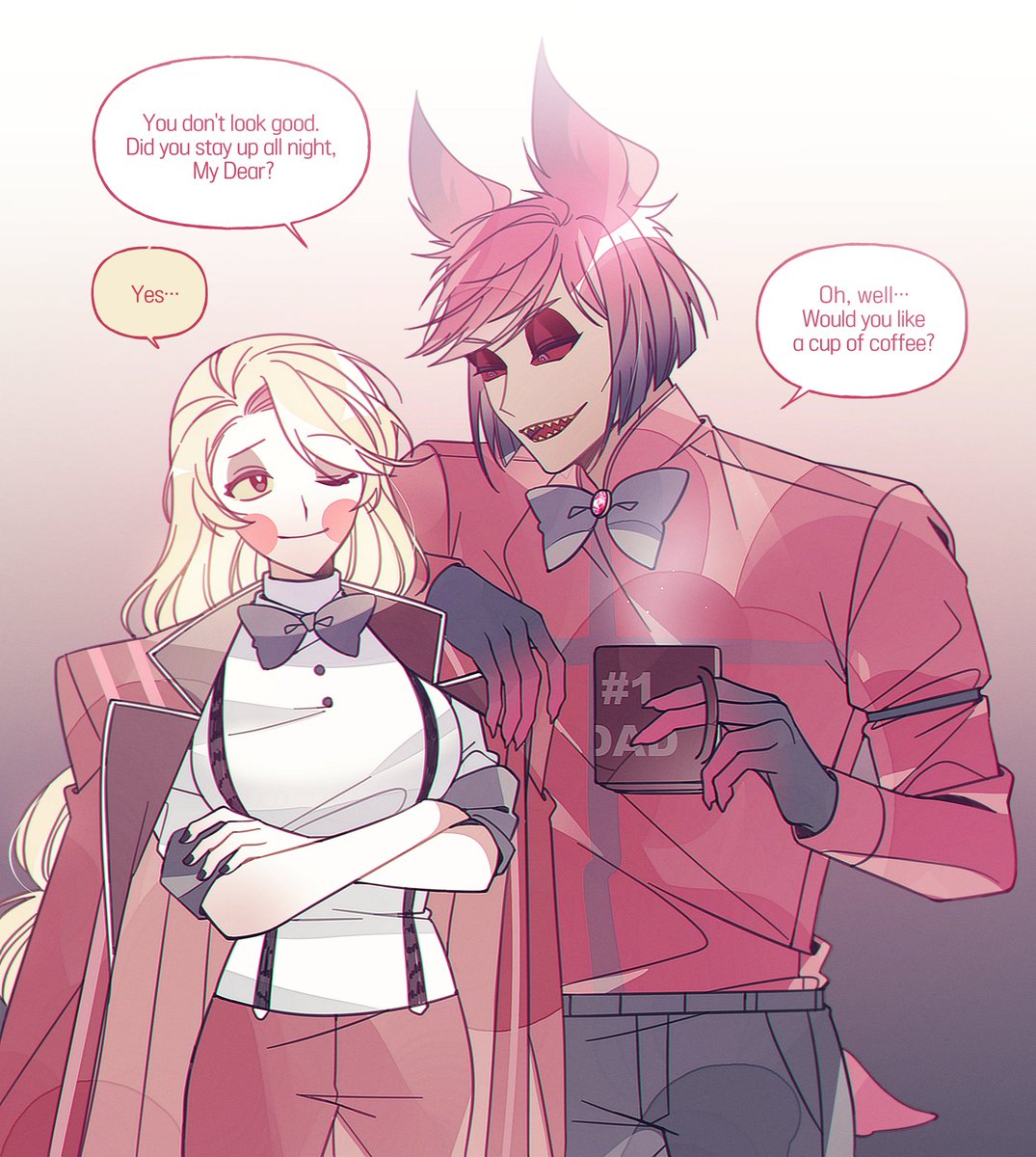 UP_SANME's tweet photo. 📻🌈
#HazbinHotel #Charlastor https://t.co/9jQEqxrVbU