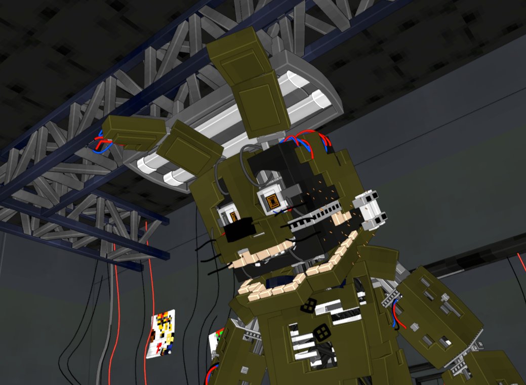 Studio_Inside_'s tweet photo. A little more BTS #fnaf #fnaf3 #b3d #blender #bts https://t.co/792WtJAl3W