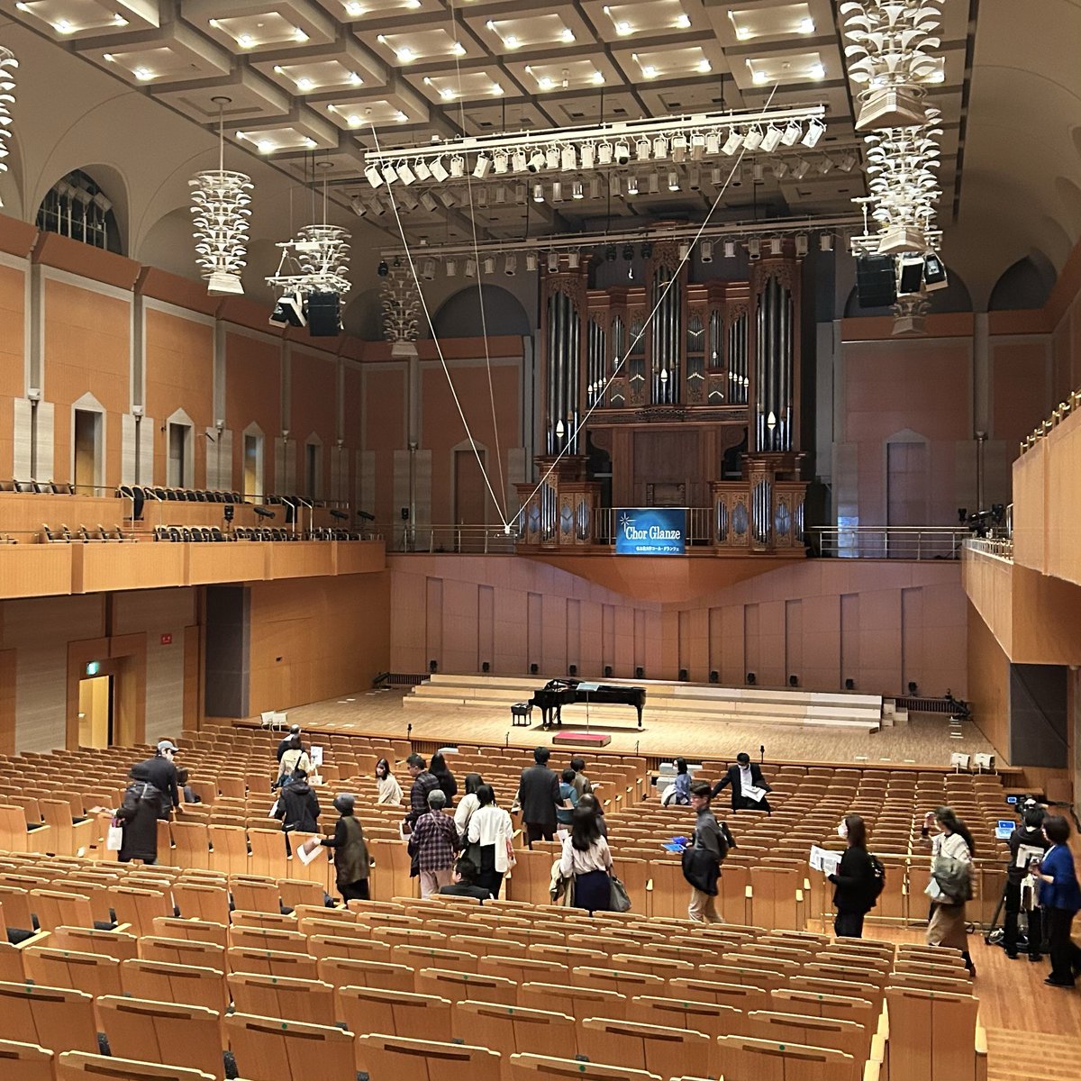 48グランツェ定演 ただいま開場いたしました✨✨ 本日は大変多くの