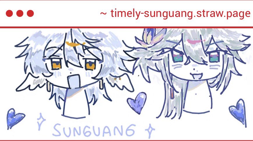 The little chibi art awwww I’m gonna forever love this duo 💙🪽🧧
#sunguang
