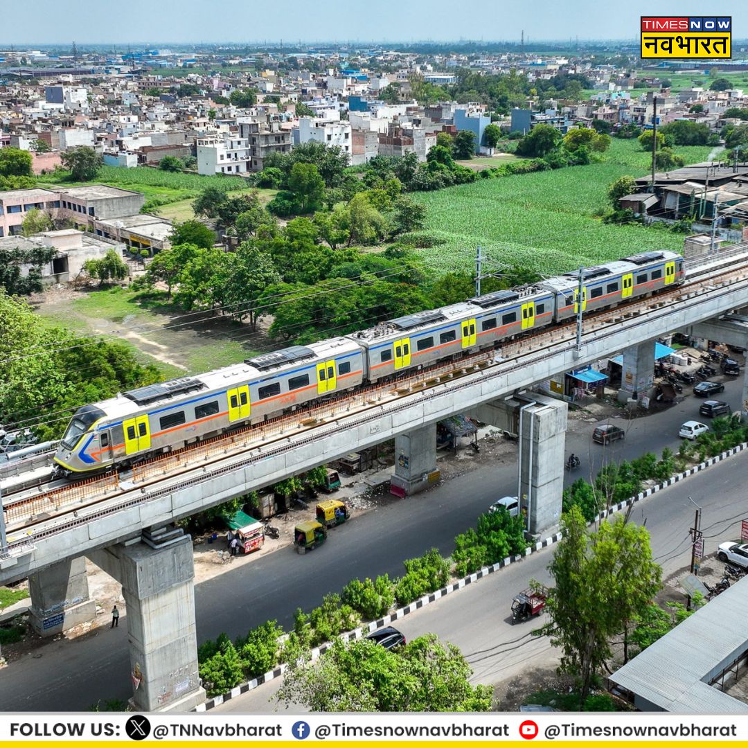 TNNavbharat's tweet image. आज भारत की सबसे तेज मेट्रो ( मेरठ मेट्रो ) का उद्घाटन करेंगे प्रधानमंत्री नरेंद्र मोदी 

#PMModi #MeerutMetro #Meerut #Metro #NamoBharat | PM Modi Meerut Visit | Meerut Metro | Namo Bharat Train | Meerut | @narendramodi