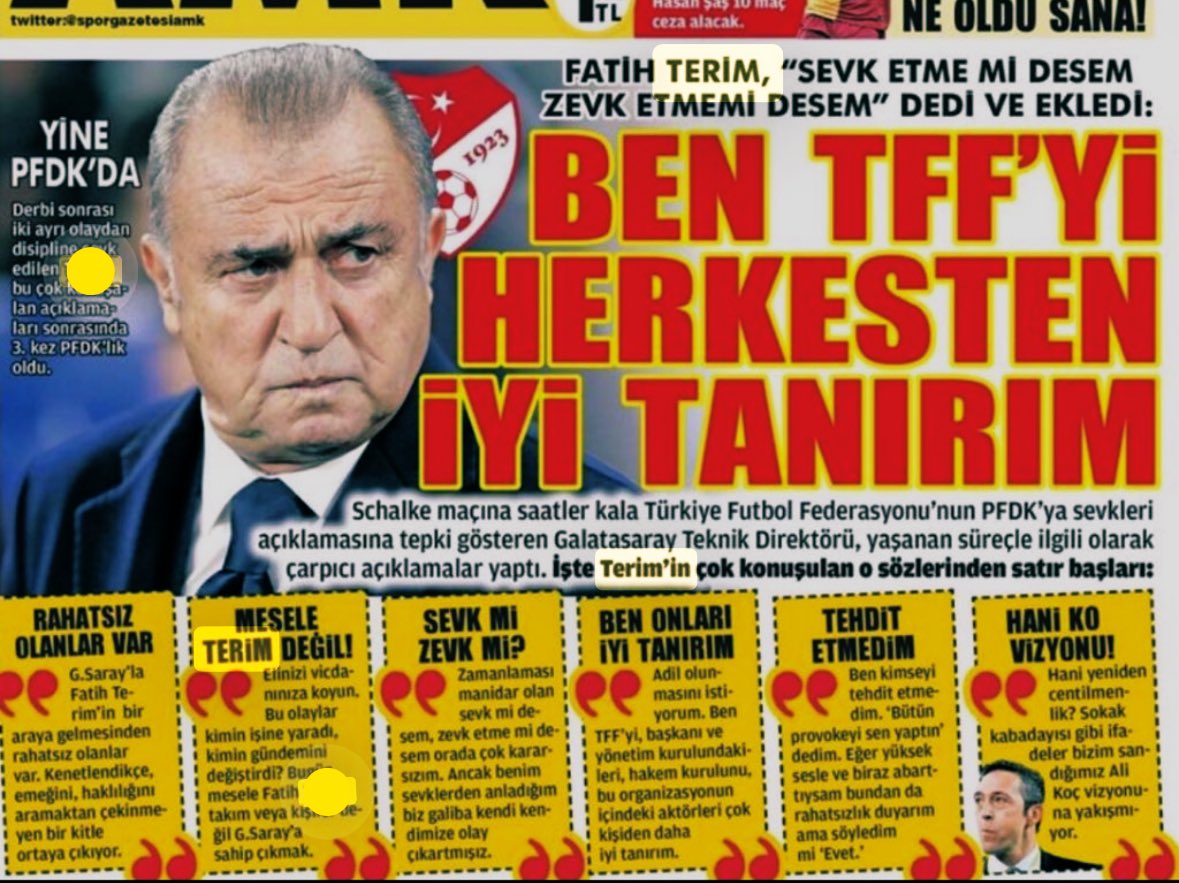 cemgonc's tweet photo. Herkesin akil adam zannettiği Vedat   Milor’un zamanında “Takımı ligden çekin” twiti var :) 

Son 4 sezonda 3 şampiyonluğun verildiği yerde “Bizi istemiyorlar” yazan var :)) 

30 senenin yalandan mağduriyet masalıdır bu.”Kurallar uygulansın ama bizim aleyhimize ise uygulanmasın” destanı :) Gelecek maçın hakemine hem mesaj hem gözdağı senaryosu 

Hala yiyene afiyet olsun!