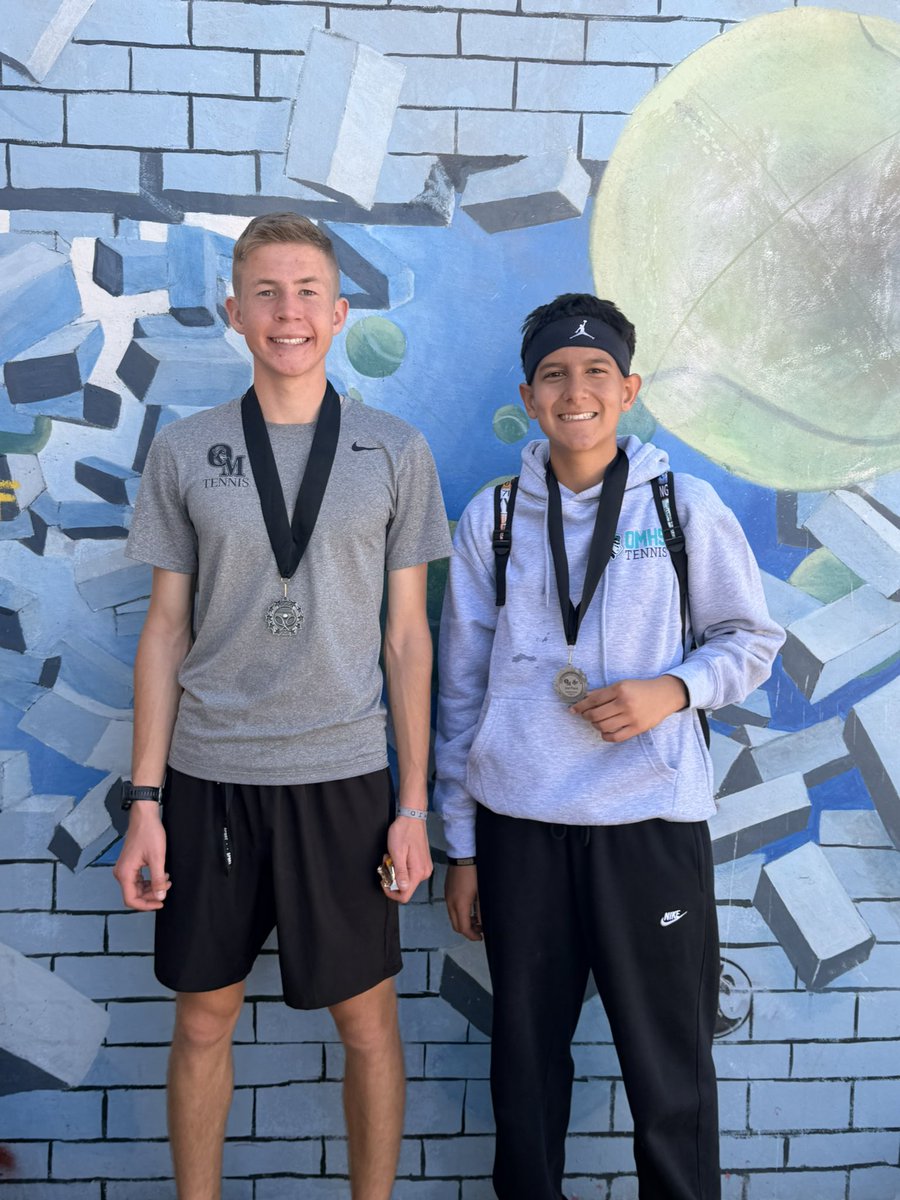 OrganMountainHS's tweet photo. Lucas Montoya &amp; William Jorgensen 2nd
Bryce Weir &amp; Cedric Holman 3rd
Dax Coombs and Emyr Sida 3rd
Noah Silva and Kamden Coombs 3rd 
Go Knights! https://t.co/5BS0zdln47