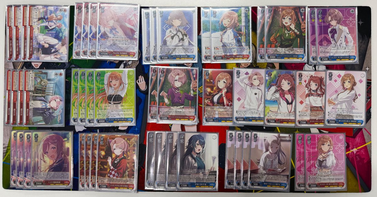 WSR】ヴァイスシュヴァルツロゼ優勝デッキレシピ(タッチ松本店＠トレカ