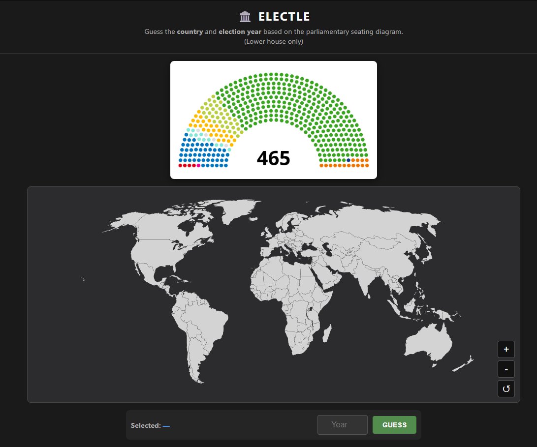 I made Wordle-like game about parliament diagrams.
Check it out!
electle.fun