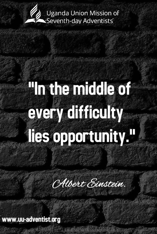 UgandaAdventist's tweet photo. Challenges are not the end of the story—they are places where God reveals new opportunities, deeper faith, and stronger character.
#FaithThroughTrials #OpportunityInChrist #BeStrongInTheLord #Christian #Resilience #TrustTheProcess https://t.co/VeBisHrdx4